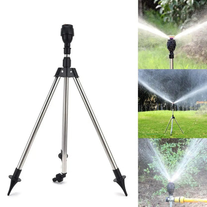 Lush Lawn Pro- Rotating Tripod Garden Sprinkler – 360° Lawn Coverage